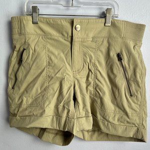 Tan Athleta Lightweight Hiking Shorts